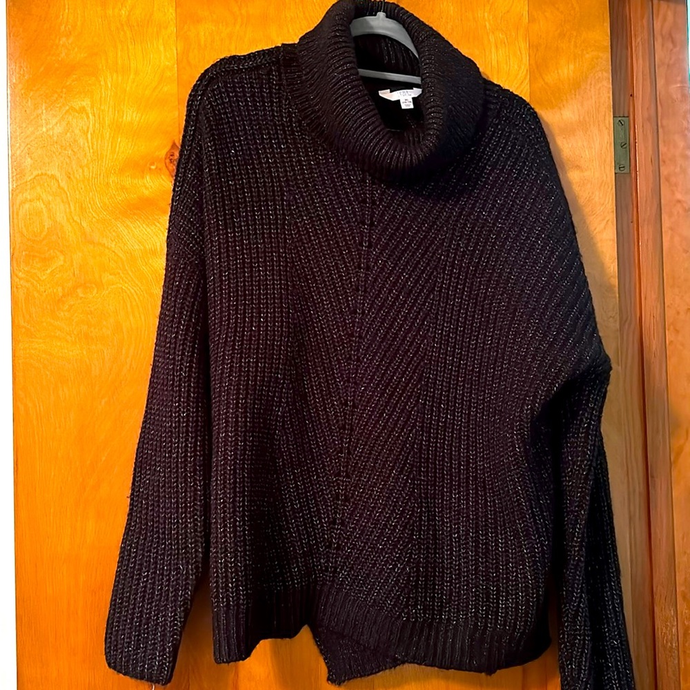 NWoT Knit black turtle neck sweater.